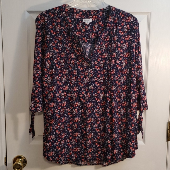 Westport Tops - #30 Westport Floral Blouse 1X